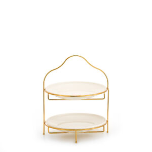 ΟΡΝΤΕΒΙΕΡΑ ΠΟΡΣΕΛΑΝΙΝΗ 2 ΕΠΙΠΕΔΩΝ ΜΕ ΜΕΤΑΛΛΙΚΗ ΧΡΥΣΗ ΒΑΣΗ Φ27Χ35Υ