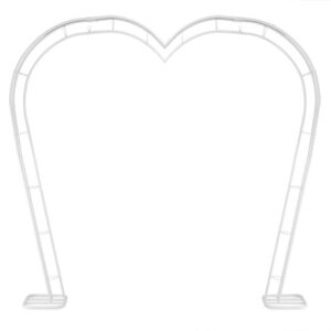 ΜΕΤΑΛΛΙΚΗ ΔΙΑΚΟΣΜΗΤΙΚΗ ΑΨΙΔΑ ΚΑΡΔΙΑ ΛΕΥΚΗ 3ΒΕΡΓΗ 240X230CM (7 ΤΜΧ)