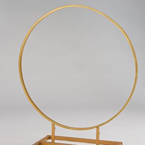 ΜΕΤΑΛΛΙΚΟ ΔΙΑΚΟΣΜΗΤΙΚΟ ΣΤΕΦΑΝΙ ΧΡΥΣΟ 75X86CM (2 ΤΜΧ)