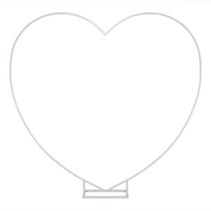 ΜΕΤΑΛΛΙΚΗ ΔΙΑΚΟΣΜΗΤΙΚΗ ΚΑΡΔΙΑ ΛΕΥΚΗ 1ΒΕΡΓΑ 210X210CM (7 ΤΜΧ)