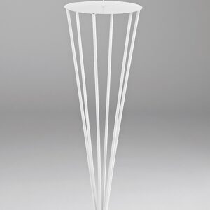 ΚΗΡΟΣΤΑΤΗΣ ΜΕΤΑΛΛΙΚΟΣ ΛΕΥΚΟΣ Φ22x65cm