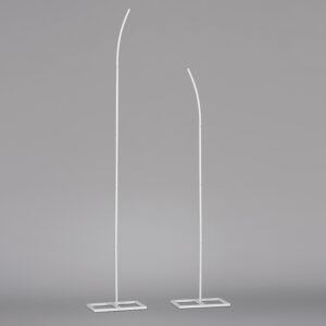 ΑΝΘΟΣΤΗΛΕΣ ΛΕΥΚΕΣ ΣΕΤ 2 ΤΕΜΑΧΙΩΝ 190cm 230cm