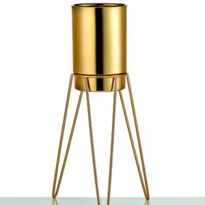 ΜΕΤΑΛΛΙΚΟ ΧΡΥΣΟ ΑΝΘΟΔΟΧΕΙΟ/ΚΑΣΠΩ ΤΡΙΠΟΔΟ Φ10Χ37Υ