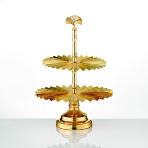 ΕΤΑΖΕΡΑ ΜΕΤΑΛΛΙΚΗ ΧΡΥΣΗ 2 ΕΠΙΠΕΔΩΝ Φ30Φ25Χ43Υ