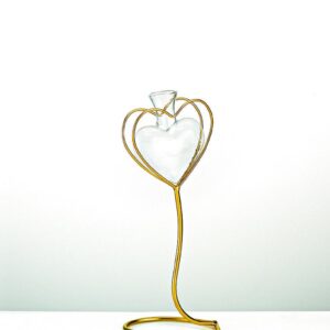 ΜΕΤΑΛΛΙΚΟ ΧΡΥΣΟ ΑΝΘΟΔΟΧΕΙΟ ΚΑΡΔΙΑ 11Χ10Χ26Υ