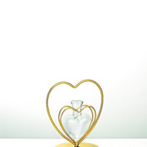 ΜΕΤΑΛΛΙΚΟ ΧΡΥΣΟ ΑΝΘΟΔΟΧΕΙΟ ΚΑΡΔΙΑ Φ10