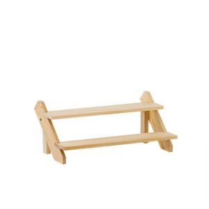 ΞΥΛΙΝΗ ΒΑΣΗ ΓΛΥΚΩΝ 2 ΕΠΙΠΕΔΩΝ 39X23X16CM