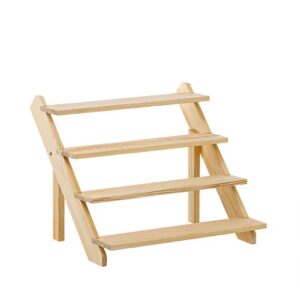 ΞΥΛΙΝΗ ΒΑΣΗ ΓΛΥΚΩΝ 4 ΕΠΙΠΕΔΩΝ 39X40X32CM