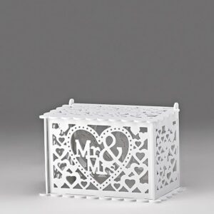 ΞΥΛΙΝΟ ΛΕΥΚΟ ΚΟΥΤΙ ΕΥΧΩΝ MR&MRS 32X20X20CM