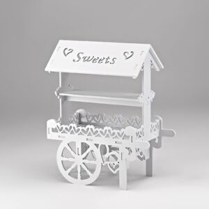 ΞΥΛΙΝΟ ΔΙΑΚΟΣΜΗΤΙΚΟ ΚΑΡΟΤΣΙ ΓΙΑ ΓΛΥΚΑ ΛΕΥΚΟ 48X26X60CM