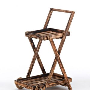 ΞΥΛΙΝΟ ΣΤΑΝΤ ΚΑΦΕ 2 ΕΠΙΠΕΔΩΝ 59Χ47Χ97Υ