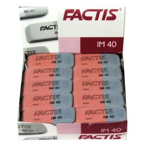 Γόμα Factis πακ=40τ Δίχρωμη  Factis 36203