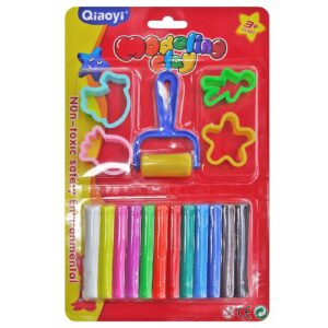 Πλαστελίνες σετ με Οδοστρωτήρα & Καλούπια 25