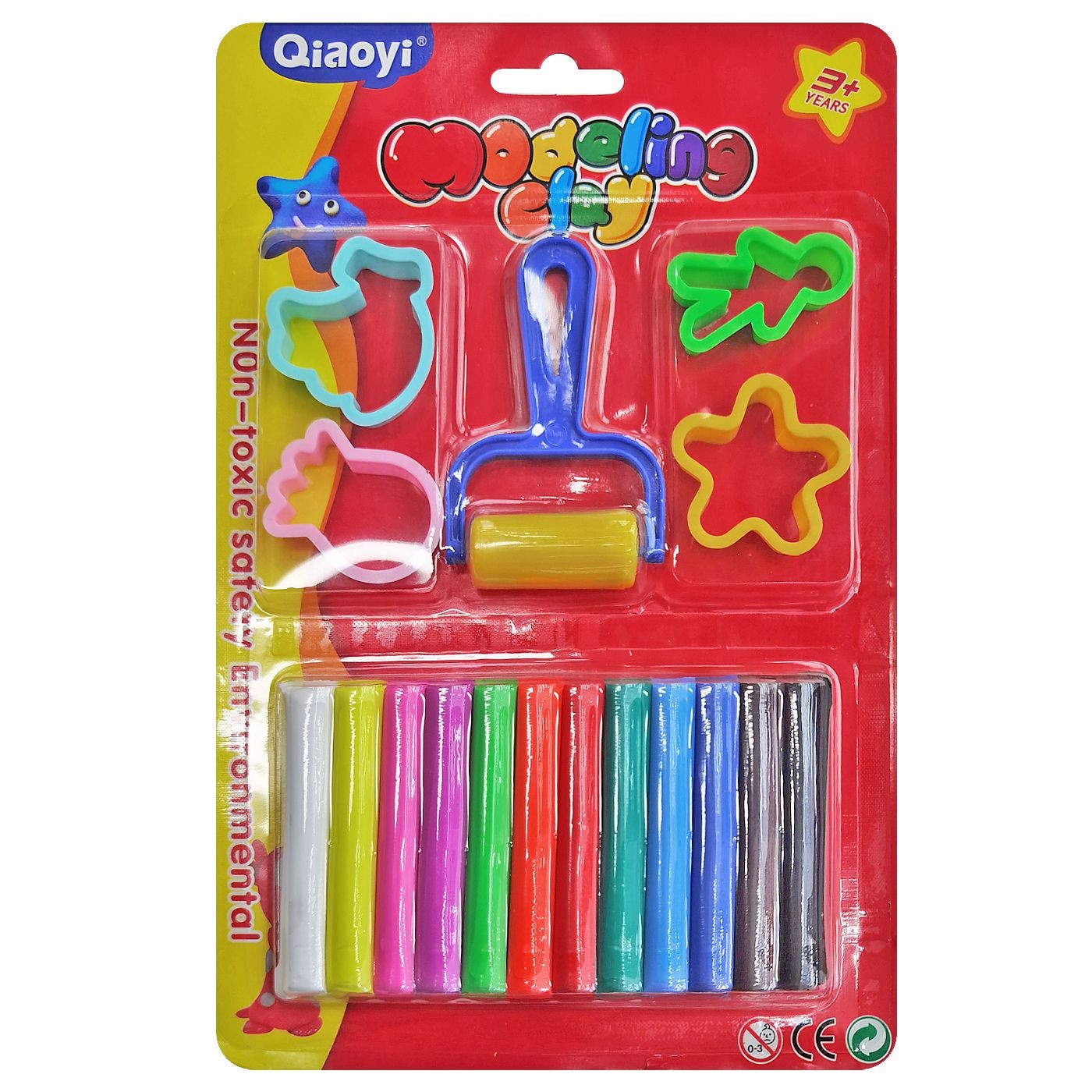 Πλαστελίνες σετ με Οδοστρωτήρα & Καλούπια 25,5x17cm 140g net JustNote 702171 Πλαστελίνες σετ με Οδοστρωτήρα & Καλούπια 25