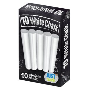 Κιμωλία Λευκή πακ=10 τεμ  JustNote 703238