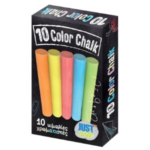 Κιμωλία Χρωματιστή πακ=10 τεμ  JustNote 703239