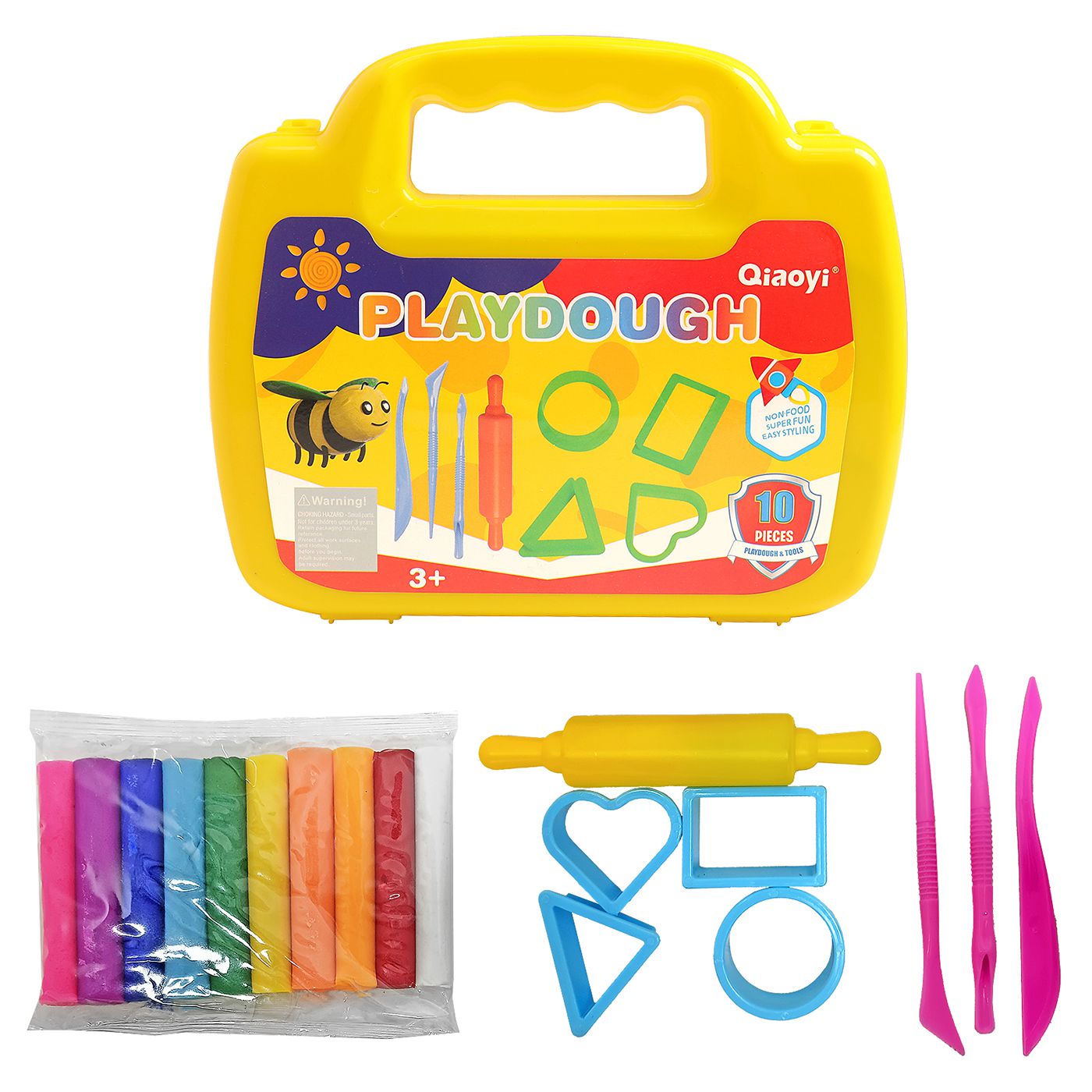 Ζυμαράκια σε Βαλιτσάκι με Εργαλεία 156gr Net, 20x16,5x3,5cm JustNote 703336 Ζυμαράκια σε Βαλιτσάκι με Εργαλεία 156gr Net