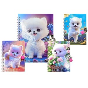 Σημειωματάριο με Λουκέτο Σκυλάκι 13x18cm JustNote 703385