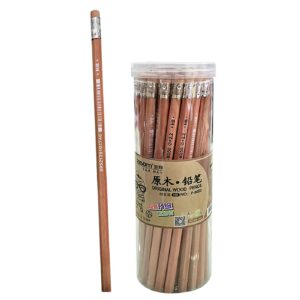 Μολύβι με Γόμα Ξύλινο eco σετ=50τεμ 20cm JustNote 703403