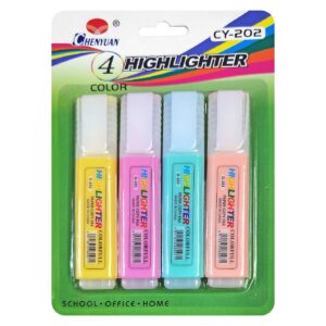 Μαρκαδόροι Υπογραμμίσεως παλ 5mm σετ=4 τεμ JustNote 80854