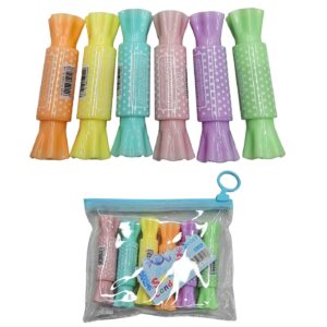 Σετ 6 Μαρκαδόροι Υπογραμμίσεως Καραμέλες 14x11cm JustNote 80897