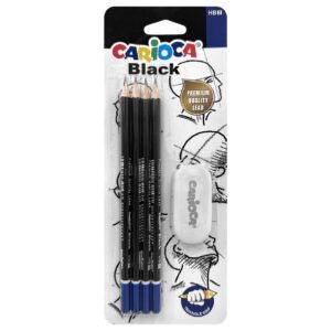 Σετ 4 Μολύβια & 1 Γόμα  JustNote 80898