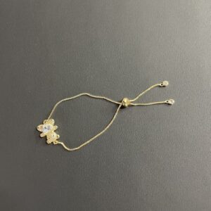 ΒΡΑΧΙΟΛΙ ΧΡΥΣΟ ΑΡΚΟΥΔΑΚΙ ΜΕ ΚΑΡΔΙΑ ΛΕΥΚΗ