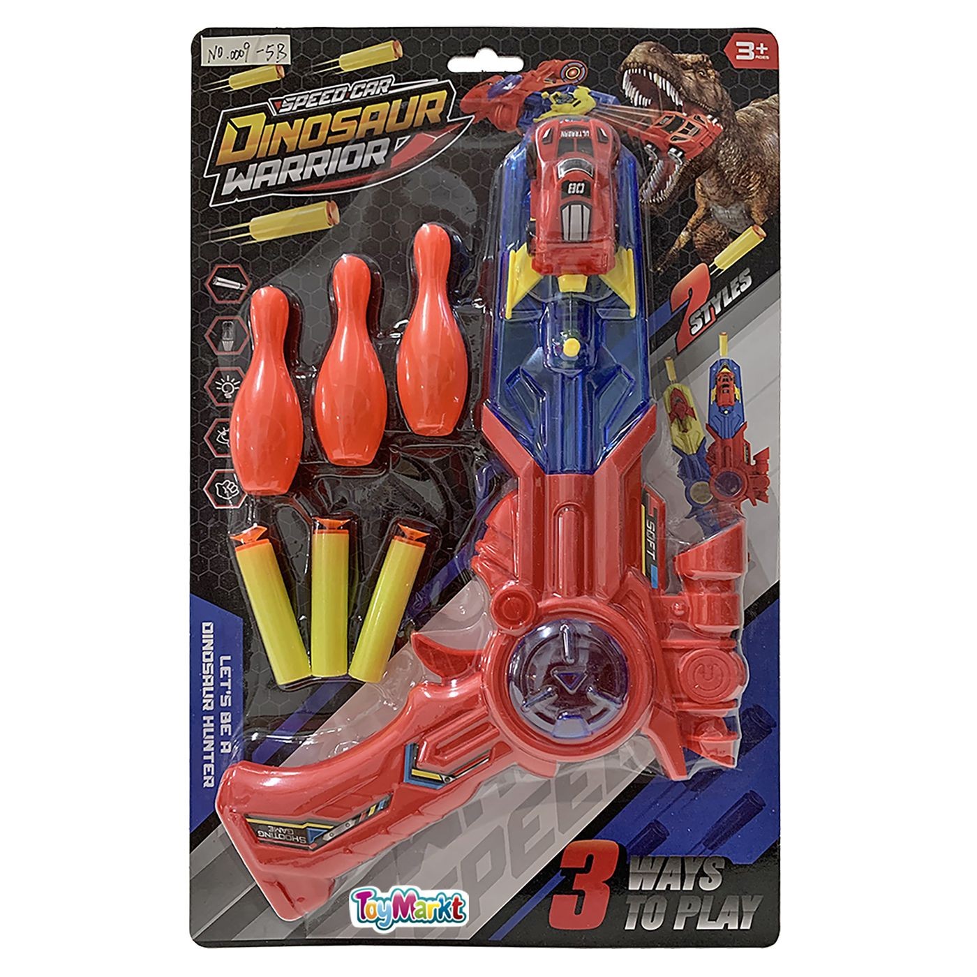 Όπλο Μπαταρίας-Κορίνες-Βελάκια σε Καρτέλα 20x33x4cm ToyMarkt 88754 Όπλο Μπαταρίας-Κορίνες-Βελάκια σε Καρτέλα 20x33x4cm ToyMarkt 88754