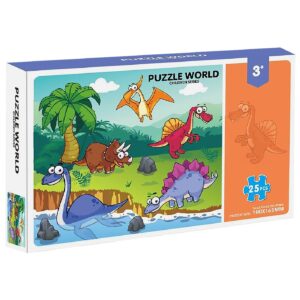 Παζλ 25 τεμ Αστεία Δεινοσαυράκια 15x10x3cm ToyMarkt 891863