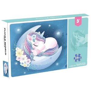 Παζλ 25 τεμ Μονόκερως Φεγγάρι 15x10x3cm ToyMarkt 891864