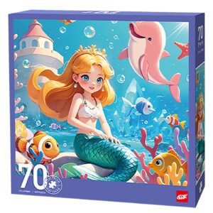 Παζλ 70 τεμ Γοργόνα 25x25x5cm ToyMarkt 891905