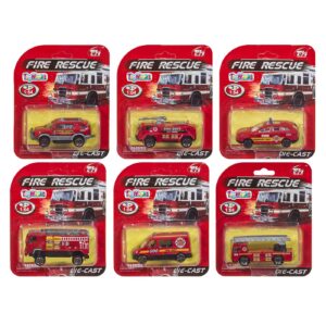 Καρτέλα die Cast Πυροσβεστικό Όχημα 11x14cm ToyMarkt 912774