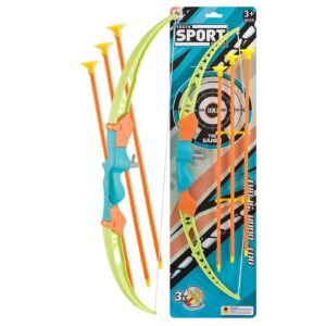 Τόξο 3 Βέλη & Στόχος 17x60x3cm ToyMarkt 913537