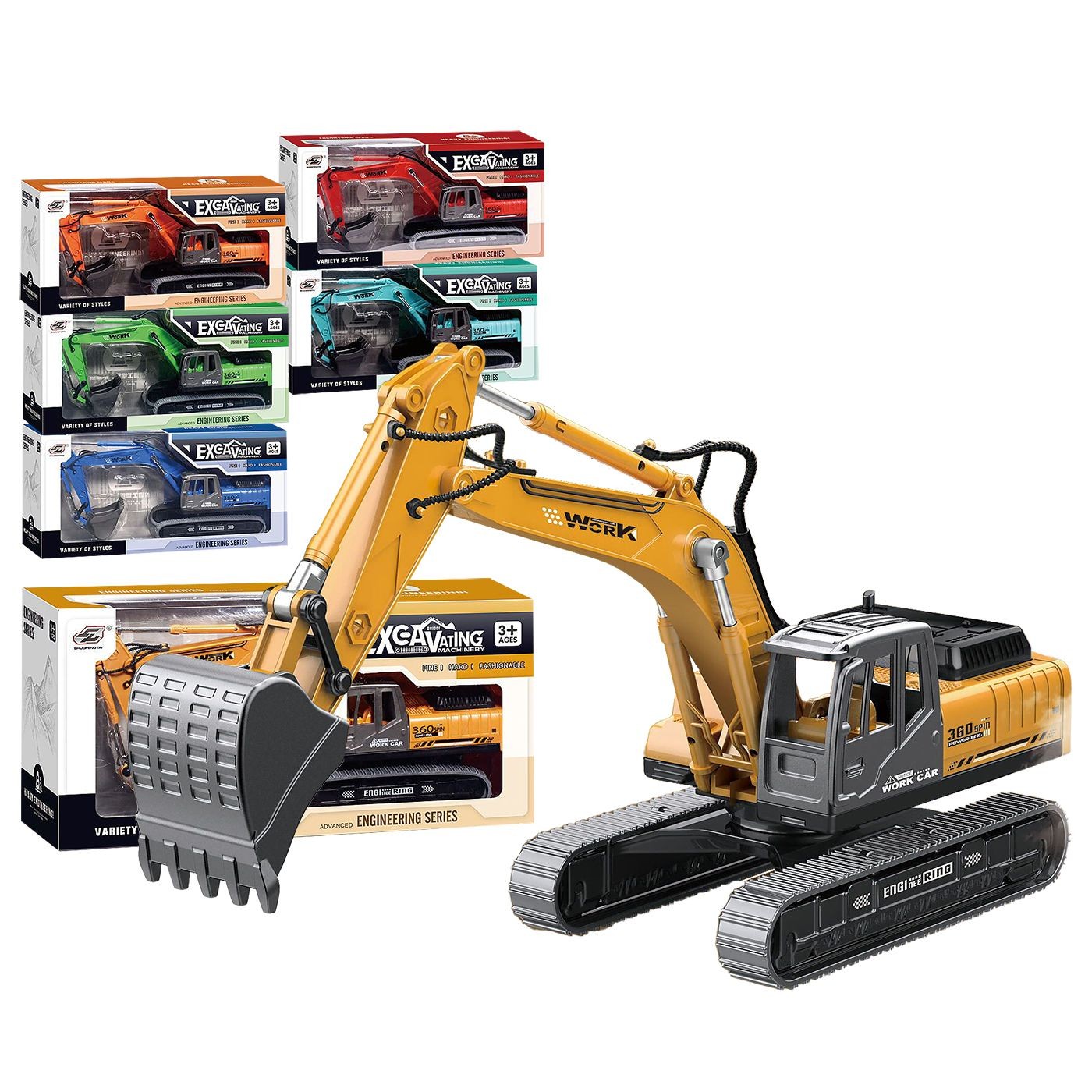 Ερπυστριοφόρο Εκσκαφέας Free Wheels 24x12x7cm ToyMarkt 913566 Ερπυστριοφόρο Εκσκαφέας Free Wheels 24x12x7cm ToyMarkt 913566