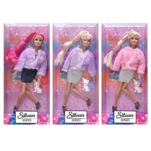 Κούκλα 29cm & Ζωάκι pet 14x32x5cm ToyMarkt 922104