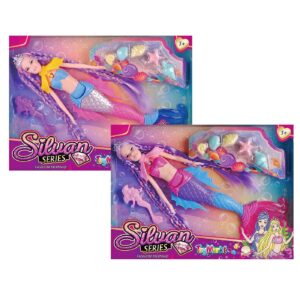 Κούκλα 29cm Γοργόνα με φως & Μουσική 35x26x5cm ToyMarkt 922106