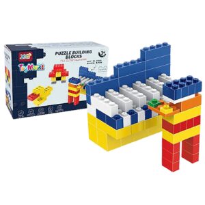 Κουτί 400 τεμ Τουβλάκια 22x15χ8cm ToyMarkt 95421