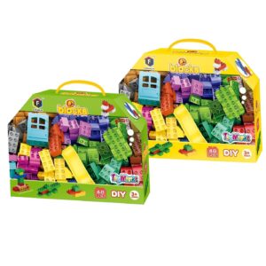 Τουβλάκια 48 τεμ Εξάγωνο Κουτί 27x21x7.5cm ToyMarkt 95431