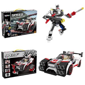 Τουβλάκια 341τεμ-ρομπότ-oxhma Pull Back 38x26x5cm ToyMarkt 95436