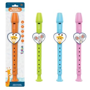 Φλογέρα 28cm με Καρδιά Ζωάκι σε Καρτέλα 9x40cm ToyMarkt 96148