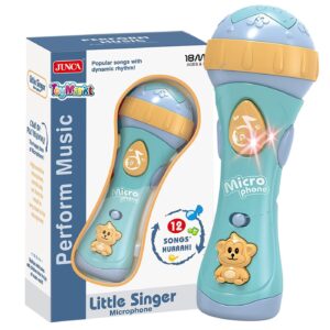 Μικρόφωνο Μπαταρίας & 12 Τραγούδια 15x24x8cm ToyMarkt 96158