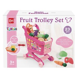 Καρότσι Σουπερμάρκετ 23 τεμ σε Κουτί 29x21x6cm ToyMarkt 971145