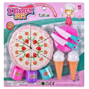 Τούρτα & Χωνάκια Παγωτό σε Καρτέλα 29x30x4cm ToyMarkt 971202