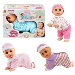 Μωρό 20cm Μπαταρίας Μπουσουλάει 18x13x8cm ToyMarkt 98246