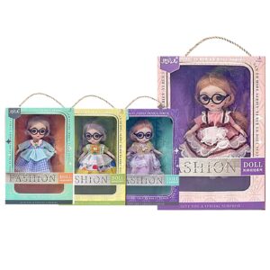 Κούκλα 16cm Fashion με Γυαλιά 15x22x6cm ToyMarkt 98259