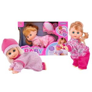 Κούκλα 20cm Μπαταρίας Μπουσουλάει 24x16x10cm ToyMarkt 98263