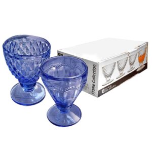 Μπωλ Κολωνάτα Χρωματιστά 6τεμ 13x9cm   220ml Homie 1001952