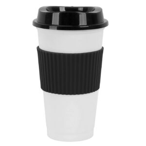 Ποτήρι με Καπάκι και Αντιολισθητική Λαβή 15x9cm Homie 1002035