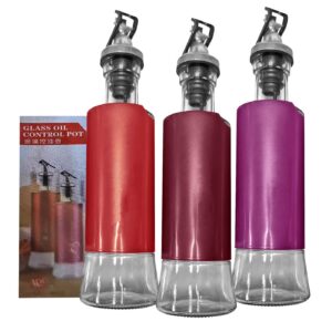 Δοχείο Λαδιού Γυάλινο με Επικάλυψη 25x6