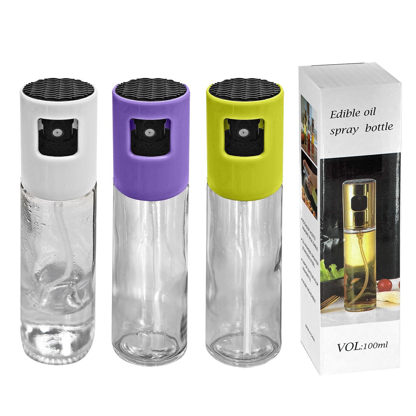 Δοχείο Λαδιού Σπρέυ Γυάλινο 17,5x4,2cm Homie 1002132 Δοχείο Λαδιού Σπρέυ Γυάλινο 17